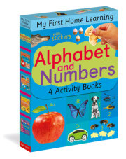 Alphabet and Numbers: 4 Activity Book Boxed Set with Stickers