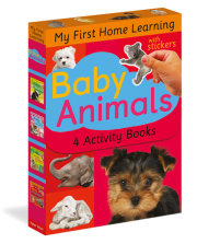 Baby Animals: 4 Activity Book Boxed Set with Stickers