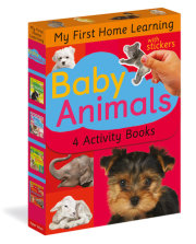 Baby Animals: 4 Activity Book Boxed Set with Stickers 