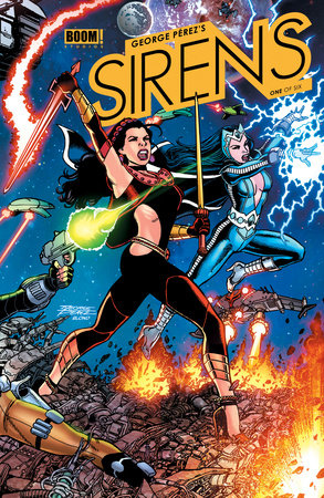 Couverture : George Perez's Sirens #1