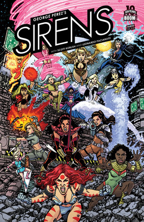 Couverture : George Perez's Sirens #3