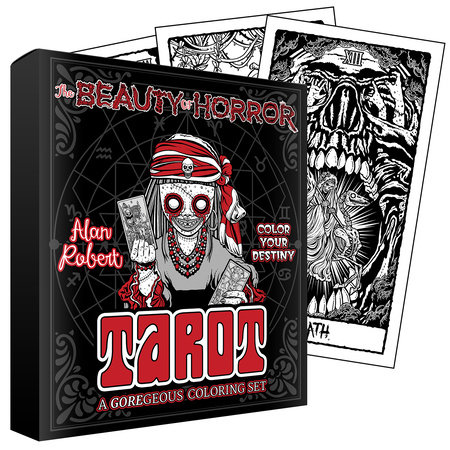 The Beauty Of Horror Color Your Destiny Tarot Deck 9781684058150 Penguinrandomhouse Com Books