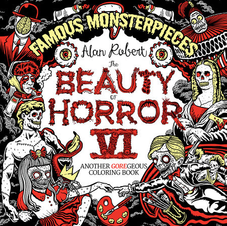 the beauty of horror coloring pages