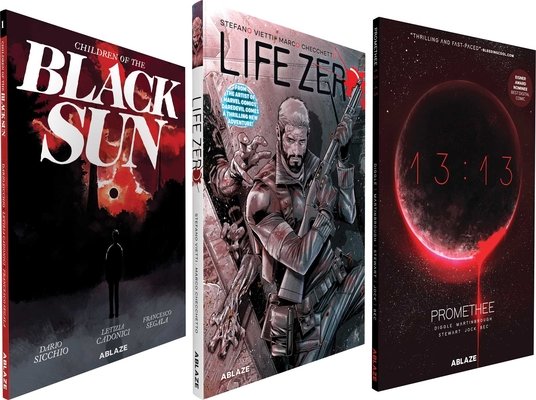 Couverture : ABLAZE Spotlight on Science Fiction Set