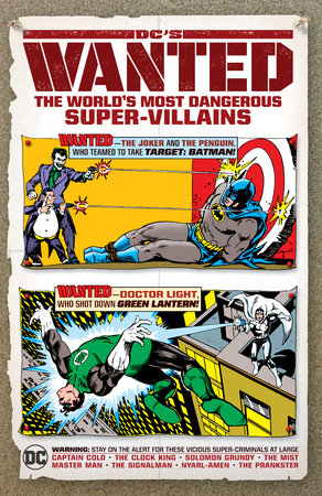 Couverture : DC's Wanted: the World's Most Dangerous Supervillains