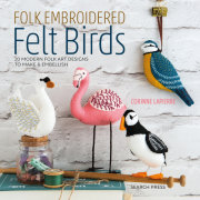 Folk Embroidered Felt Birds 