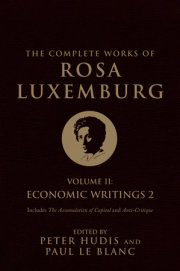 The Complete Works of Rosa Luxemburg, Volume II 