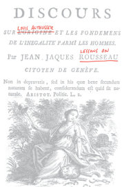 Lessons on Rousseau (LBE) 