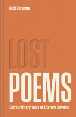 Lost Poems - Author Nick Bateman