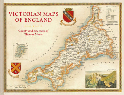 Victorian Maps of England - Author Thomas Moule, Edited by John Lee