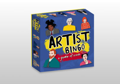 Artist Bingo - Illustrated by Niki Fisher