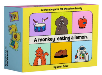 A Monkey Eating a Lemon - Author Leon Edler, Illustrated by Leon Edler