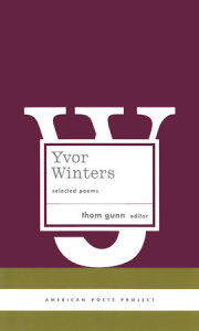 Yvor Winters: Selected Poems 