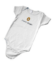 Onesie: Future Reader (6-12 mos) White 