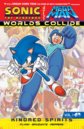 Couverture : Sonic the Hedgehog Mega Man: worlds collide : Kindred spirits