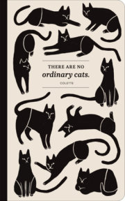 Write Now Journal: "There are no ordinary cats." -Colette 