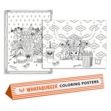 Whataburger Coloring Posters