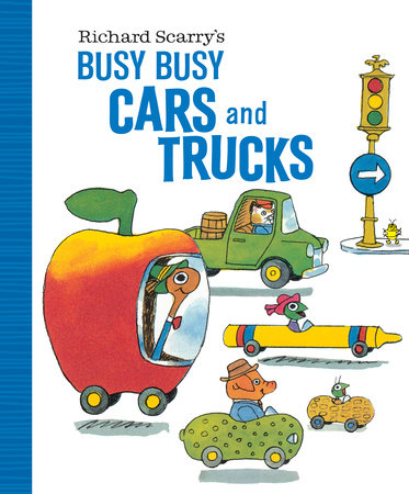 Richard Scarry's Busy Busy Cars and Trucks by Richard Scarry, NEW Book,  FREE & F 9781984850065