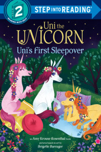 Book cover for Uni the Unicorn Uni\'s First Sleepover