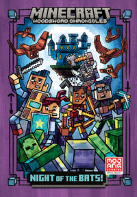 Cover of Night of the Bats! (Minecraft Woodsword Chronicles #2) cover