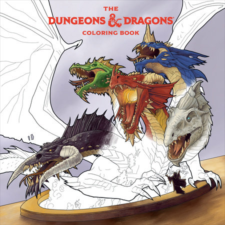 The Dungeons & Dragons Coloring Book by Official Dungeons & Dragons  Licensed: 9781984862198 | : Books