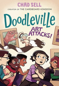 Book cover for Doodleville #2: Art Attacks!