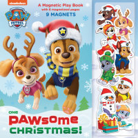 Book cover for One Pawsome Christmas: A Magnetic Play Book (PAW Patrol)