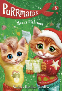Book cover for Purrmaids #8: Merry Fish-mas
