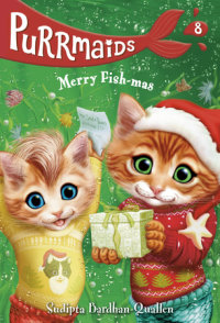 Cover of Purrmaids #8: Merry Fish-mas