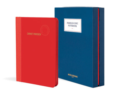 Parisian Chic Notebook (red, large) - Author Ines de la Fressange