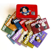 11 tomos de MAFALDA en una lata roja (Edición limitada) / 11 Mafalda's titles in a red can (Limited Edition) 