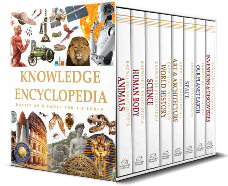 Knowledge Encyclopedia - Boxset of 8 Books for Children by Wonder