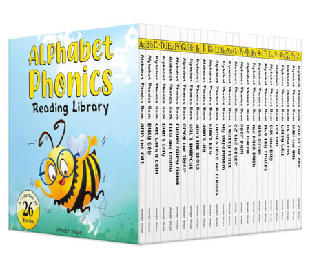 Alphabet Phonics - Reading Library For Children (Boxset of 26