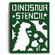 Stencil Book: Dinosaur 
