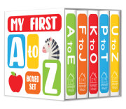 My first A to Z Boxed Set of 5 books (Mini Board Books) 