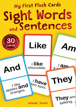 My First Flash Cards: Sight Words and Sentences (Flash Cards For Children)  by Wonder House Books: 9789389178364 | PenguinRandomHouse.com: Books