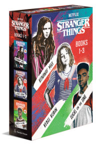 Book cover for Stranger Things Boxed Set, Books 1-3: Runaway Max, Rebel Robin, and Lucas on the Line