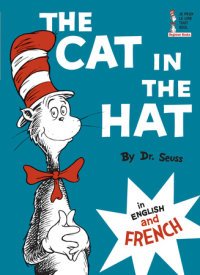 Cover of The Cat in the Hat in English and French cover