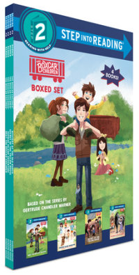 Book cover for Boxcar Children Step into Reading Boxed Set #1