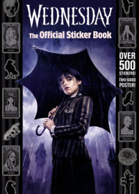 Book cover for Wednesday The Official Sticker Book