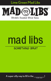 Lime Green Mad Libs 