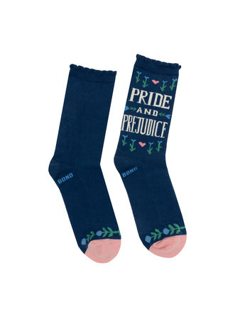 Puffin in Bloom: Pride and Prejudice Socks - Small