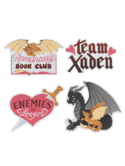 Rebecca Yarros's Fourth Wing: Romantasy Stickers - Sticker Set of 4 