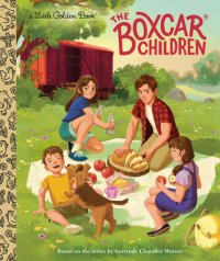 Cover of The Boxcar Children Little Golden Book cover