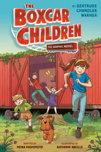 Cover of The Boxcar Children Graphic Novel #1: The Boxcar Children cover