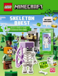 Book cover for Skeleton Quest (LEGO Minecraft)