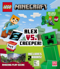 Book cover for Alex vs. Creeper (LEGO Minecraft)