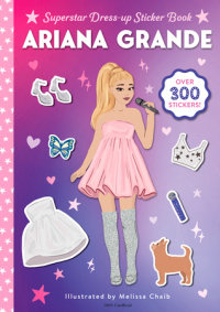 Book cover for Ariana Grande Superstar Dress-Up Sticker Book