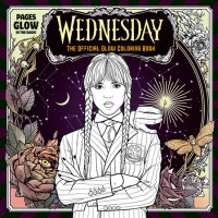 Book cover for Wednesday Official Glow Coloring Book