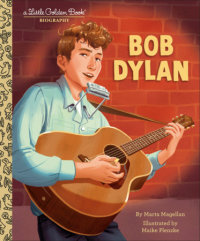 Book cover for Bob Dylan: A Little Golden Book Biography